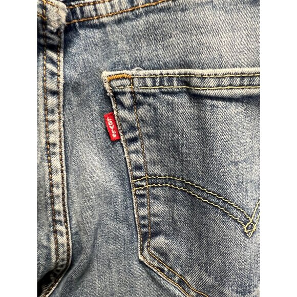 Levis 511 Slim Fit Mens Blue Jeans Size 34 W/32 L Denim Cotton Blend - Picture 7 of 7